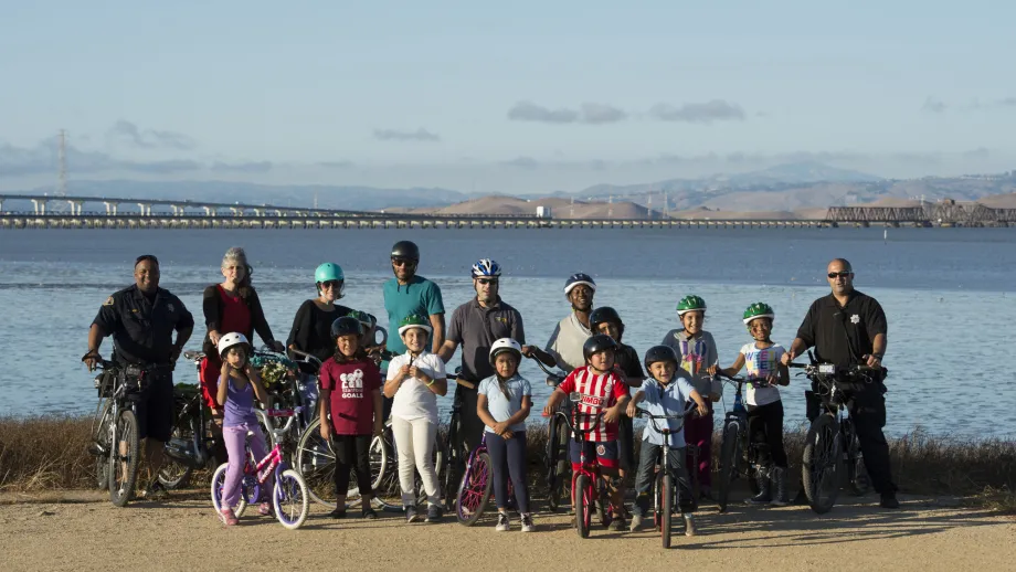Family Biking Workshop in East Palo Alto