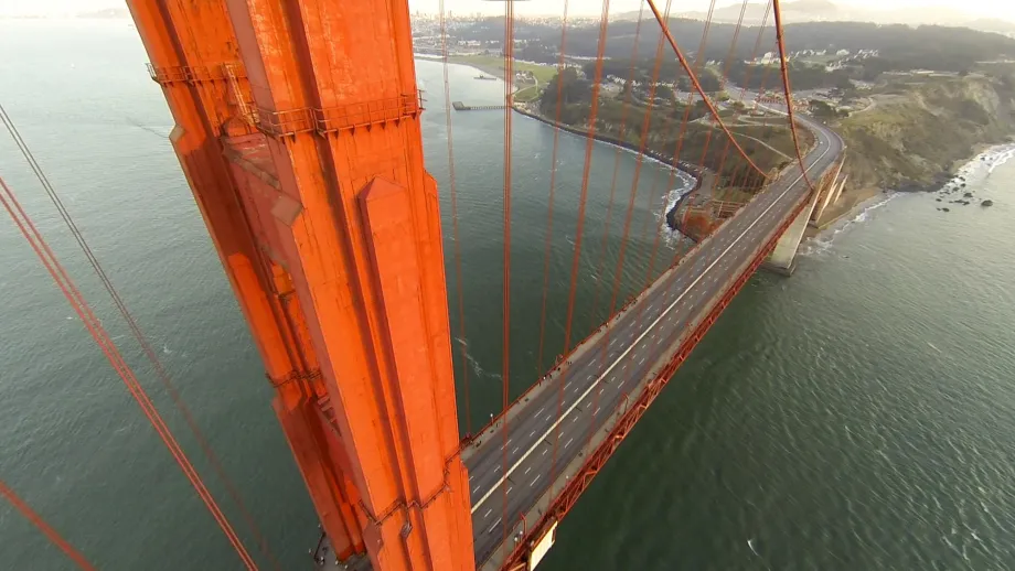 Golden Gate Bridge Closure and Median Barrier Installation
